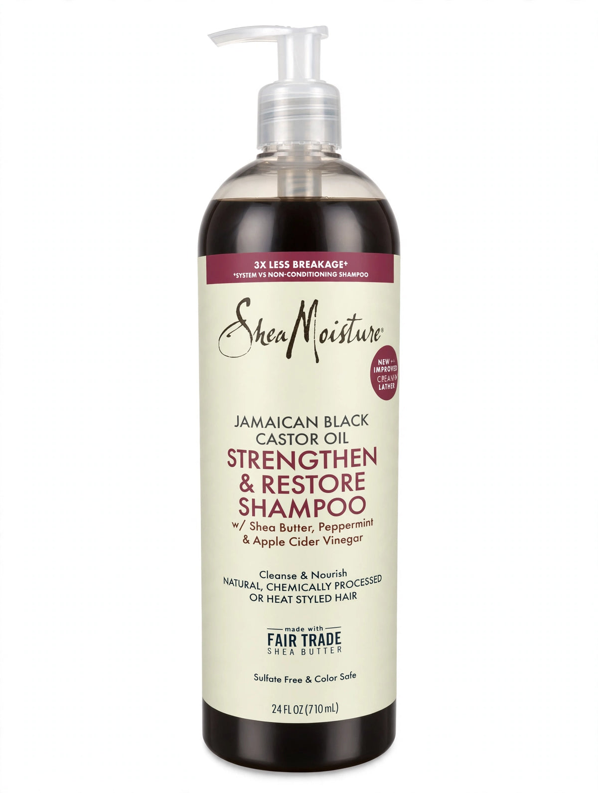 SheaMoisture Jamaican Black Castor Oil Strengthen & Restore Shampoo 24 FL OZ