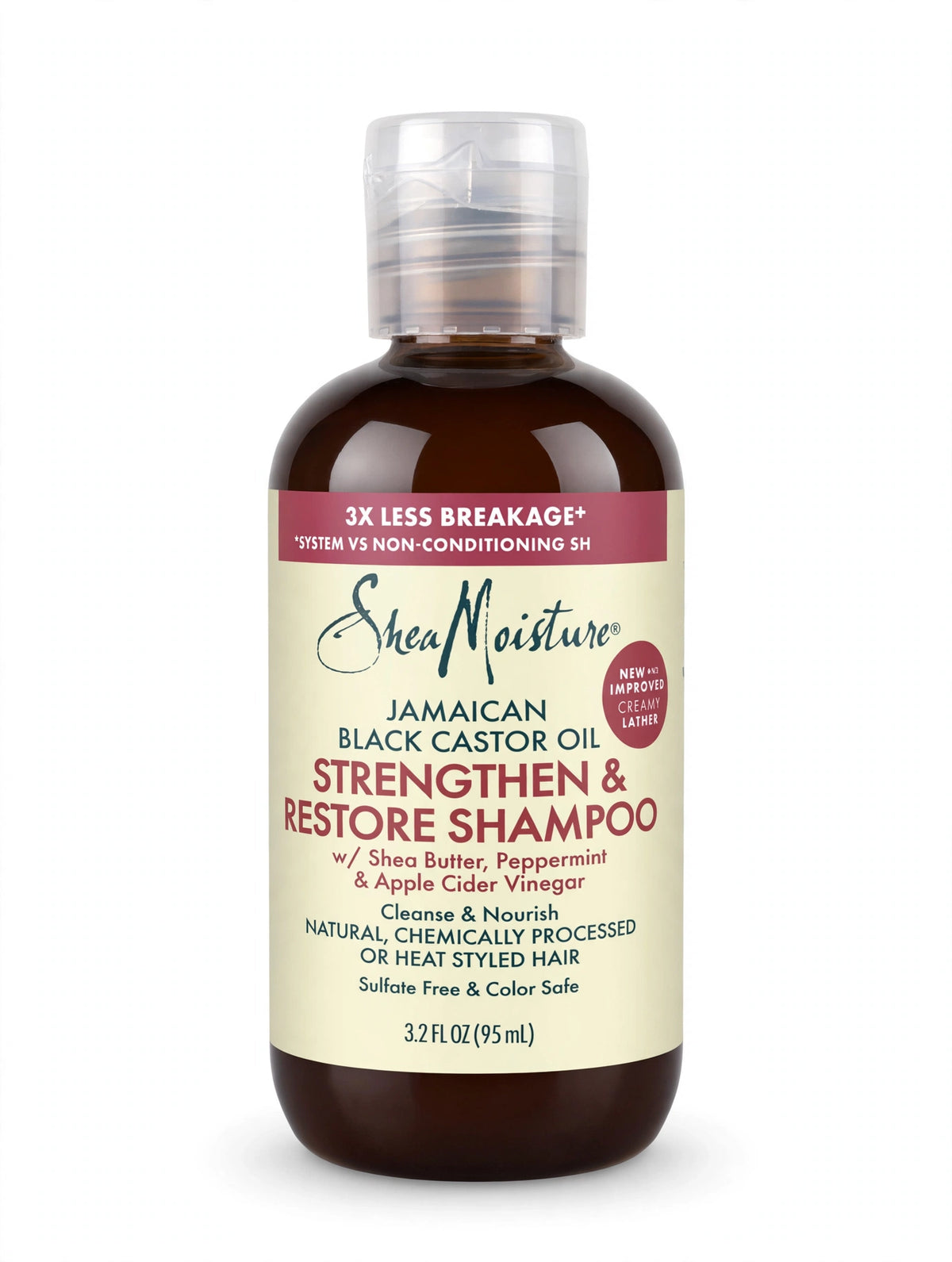 SheaMoisture JBCO Strengthen & Restore Shampoo 3.2 FL OZ travel size