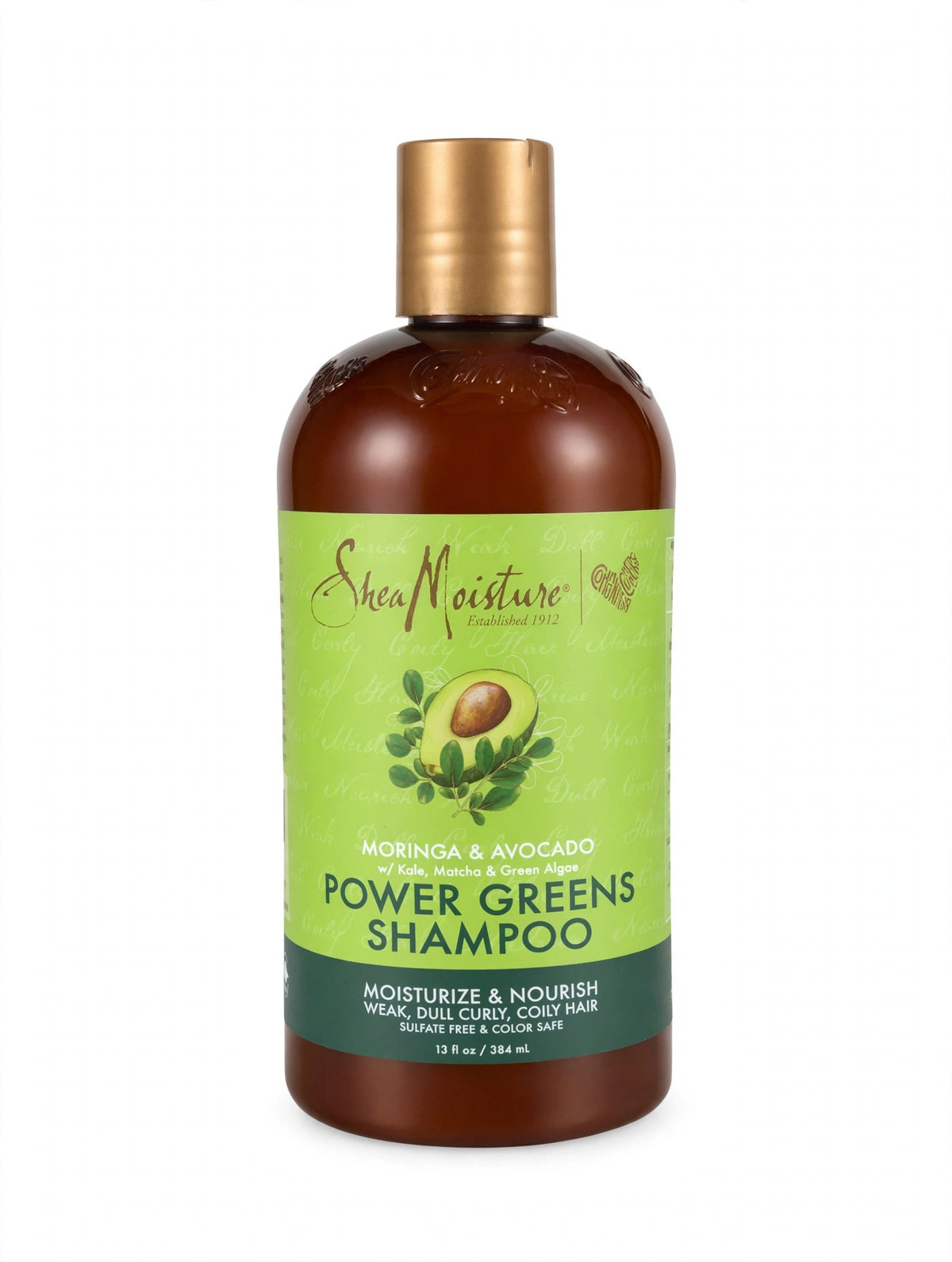 SheaMoisture Moringa & Avocado Power Greens Shampoo 13 FL OZ