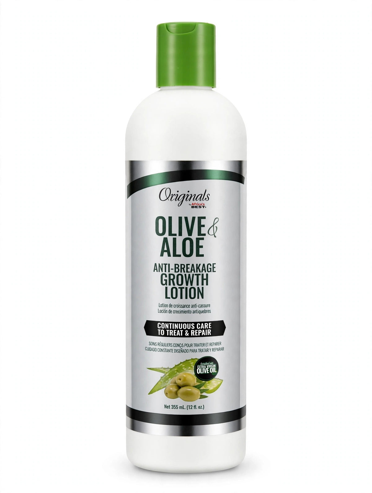 Originals by Africa's Best Olive & Aloe Anti-Breakage Growth Lotion 12 oz