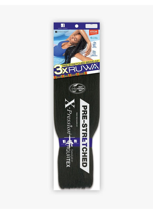 3X X-Pression Ruwa Pre-Stretched Braid 24 packaging