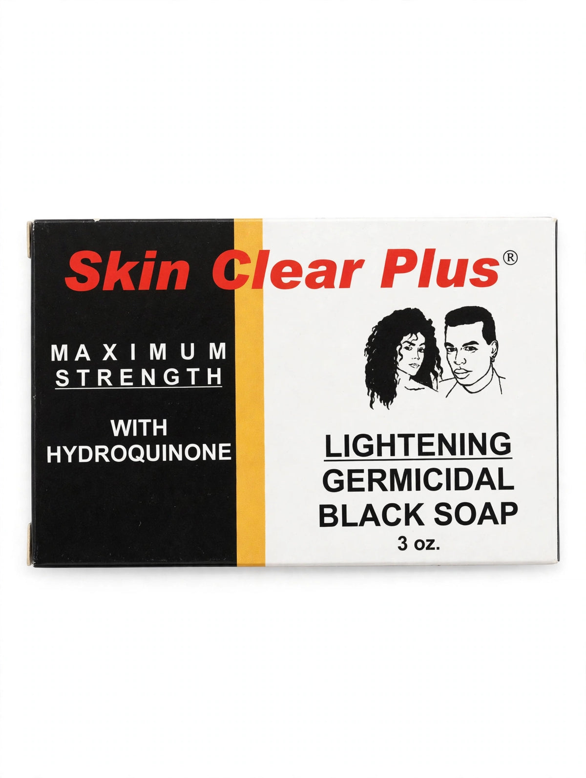 Skin Clear Plus Maximum Strength Lightening Germicidal Black Soap 3 oz