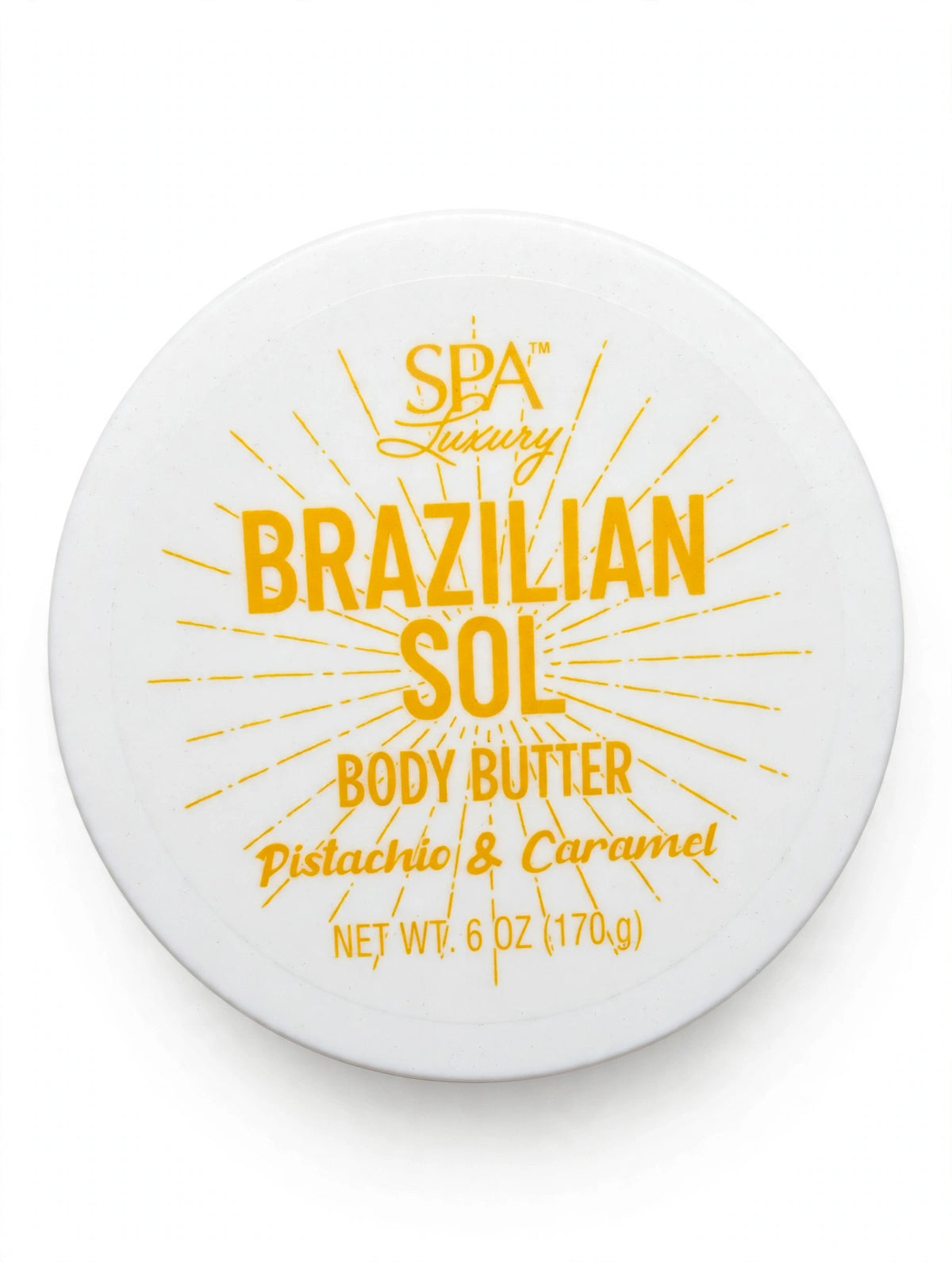SPA Luxury Brazilian Sol Body Butter Pistachio & Caramel 6 oz