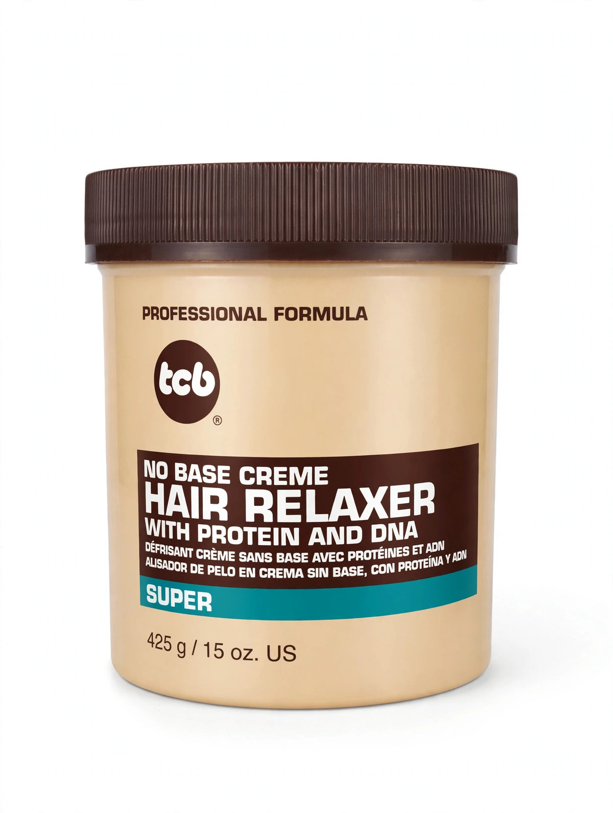 TCB No Base Creme Hair Relaxer Super 15 oz